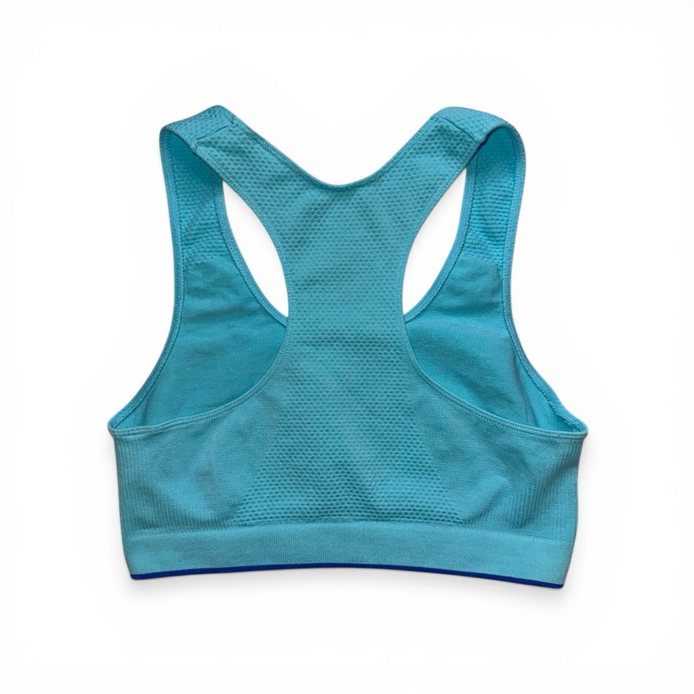 Danskin 2-Pack Seamless Racerback Sports Bras Blue & Pink Activewear Set, Size M - Picture 4 of 12